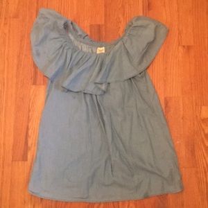 Off the shoulder shirt